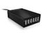 ICY BOX 6xUSB Hurtiglader Vegglader med 6 USB porter