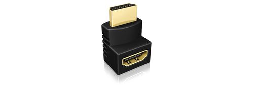 ICY BOX HDMI Adapter HDMI Typ A -> HDMI Typ A St/Bu 90° (b) (IB-CB009-1)