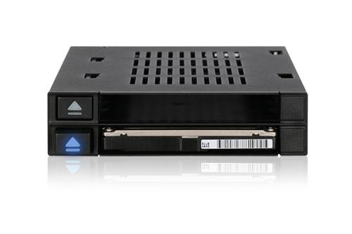 ICY DOCK 2x 2.5" to 1x 3.5" bay mobile rack SATA/SAS metal trayless (MB522SP-B)