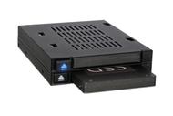 ICY DOCK 2x 2.5" to 1x 3.5" bay mobile rack SATA/SAS metal trayless (MB522SP-B)
