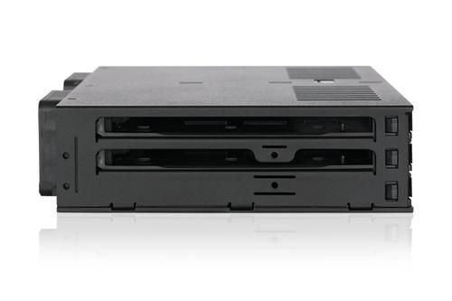 ICY DOCK 6x 2.5" SATA/SAS in 1x 5.25" bay mobile rack screwless trays black (MB326SP-B)
