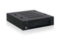 ICY DOCK 1x 2.5" to 1x 3.5" bay mobile rack SATA/SAS metal trayless (MB521SP-B)