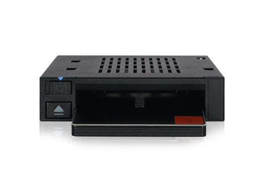 ICY DOCK 1x 2.5" to 1x 3.5" bay mobile rack SATA/SAS metal trayless (MB521SP-B)