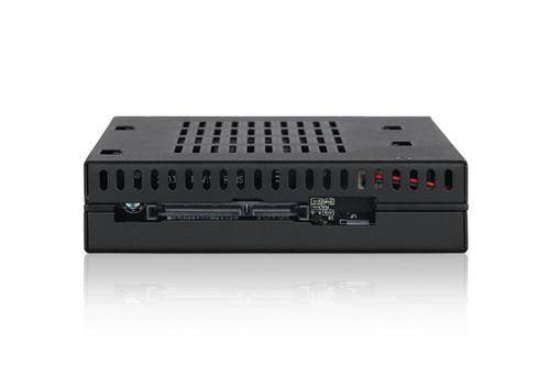 ICY DOCK 1x 2.5" to 1x 3.5" bay mobile rack SATA/SAS metal trayless (MB521SP-B)