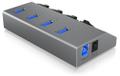 ICY BOX 1x USB 3.0 B, 4x USB 3.0 A (IB-HUB1405)