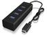 ICY BOX Type-C® til 4-ports USB 3.0 Type-A Hub, aluminiumsdeksel 4 port USB 3.0 hub