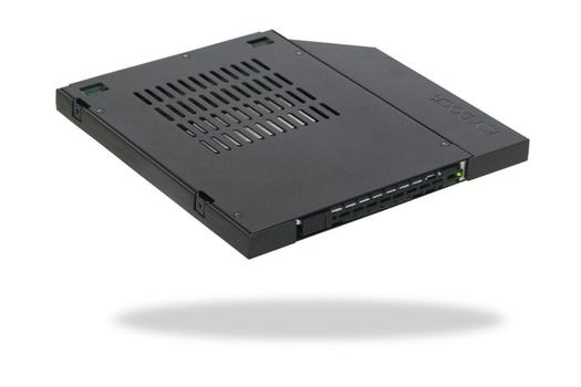 ICY DOCK 1x 2.5" to 9.5mm Ultra Slim-ODD bay mobile rack SATA Slimline (MB411SPO-2B)