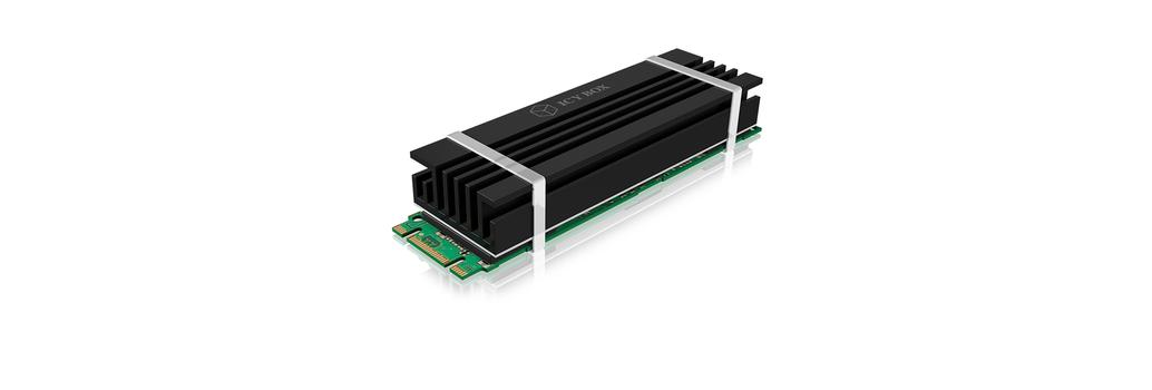 ICY BOX IB-M2HS-70 SSD cooler M.2 heat sink, kjøleribbe (IB-M2HS-70)