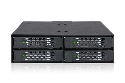 ICY DOCK ToughArmor 4 Bay 2,5" SATA HDD & SSD Backplane-Modul aus Metall (MB607SP-B)