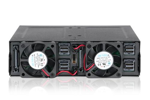 ICY DOCK ToughArmor 4 Bay 2,5" NVMe U.2 SSD Vollmetall-Backplane (MB699VP-B)