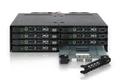 ICY DOCK 8x 2.5" to 1x 5.25" bay mobile rack SAS/SATA miniSAS HD metal (MB998IP-B)