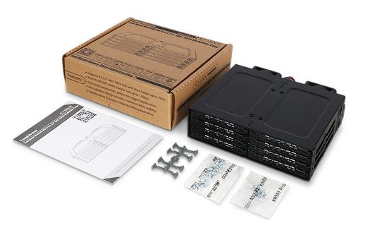 ICY DOCK 8x 2.5" to 1x 5.25" bay mobile rack SAS/SATA miniSAS HD metal (MB998IP-B)