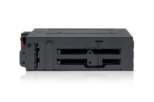 ICY DOCK 6x 2.5" to 1x 5.25" bay mobile rack SATA metal black (MB608SP-B)