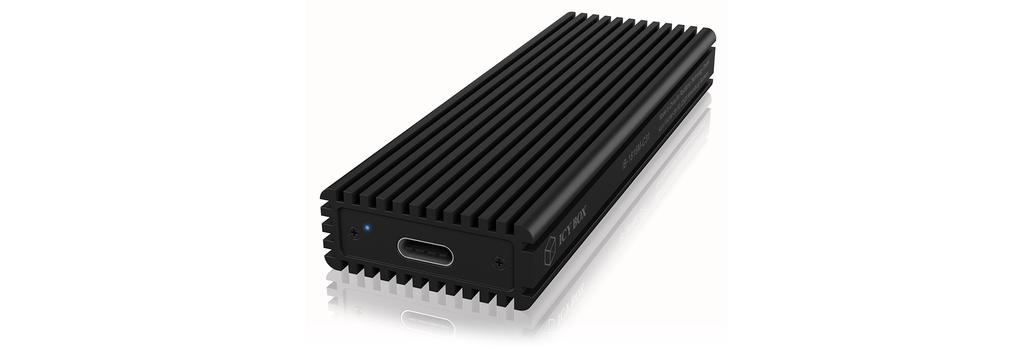 ICY BOX External enclosure for M.2 NVMe SSD, USB 3.1 Type-C, Black (IB-1816M-C31)