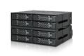 ICY DOCK 8x 2.5" SAS/SATA in 2x 5.25" bay backplane cage MiniSAS 80mm (MB508SP-B)