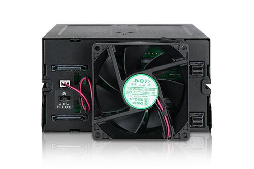 ICY DOCK 8x 2.5" SAS/SATA in 2x 5.25" bay backplane cage MiniSAS 80mm (MB508SP-B)