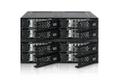 ICY DOCK 8x 2.5" SAS/SATA in 2x 5.25" bay backplane cage MiniSAS 80mm (MB508SP-B)
