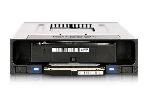ICY DOCK flexiDock 1x2.5"+1x 3.5"SATA>1x5.25" mobile rack tray/ fanless (MB795SP-B)