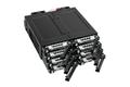 ICY DOCK 8x 2.5" to 1x 5.25" bay mobile rack SATA metal keylocks black (MB998SK-B)