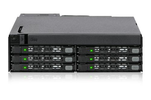 ICY DOCK 6x 2.5" SATA/SAS + Ultra Slim-ODD SATA to 1x 5.25" bay mobile (MB606SPO-B)