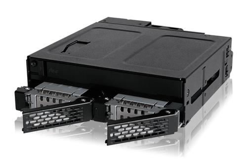 ICY DOCK Backplane 2x6,3cm SATAI-III in 1x5,25" HDD/SSD retail (MB602SPO-B)