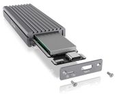 ICY BOX External enclosure for M.2 NVMe SSD, USB 3.1 Type-C, Grey (IB-1817M-C31)