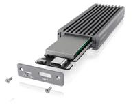 ICY BOX External enclosure for M.2 NVMe SSD, USB 3.1 Type-C, Grey (IB-1817M-C31)