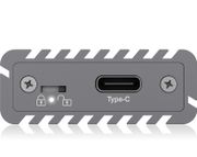 ICY BOX External enclosure for M.2 NVMe SSD, USB 3.1 Type-C, Grey (IB-1817M-C31)