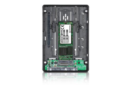 ICY DOCK M.2 SATA to 2.5" SATA SSD Converter toolless black (MB703M2P-B)