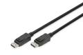 DIGITUS DisplayPort Cable DP. M/M. Black. 5.0m (AK-340106-050-S)