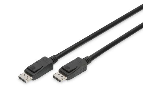 DIGITUS DisplayPort Cable DP. M/M. Black. 5.0m (AK-340106-050-S)
