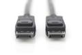 DIGITUS DisplayPort Cable DP. M/M. Black. 5.0m (AK-340106-050-S)