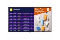 LG 49UH7F-B Signage Monitor 49inch UHD Edge LED 700cdm2 IPS 247 webOS Optional OPS-Kit HDBaseT box Built in Wifi 3YSDR