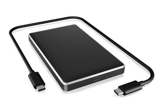 Sammenbrud Spædbarn bundet ICY BOX IB-245-C31 HDD/SSD kabinett Eksternt USB 3.1 Type-C kabinett for  2.5" HDD/SSD, Sort | Infografikk