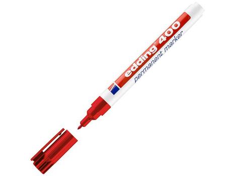 EDDING Merkepenn EDDING 400 rund rød (4-400002*10)