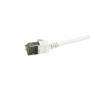 LOGILINK Ultraflex SlimLine CAT 6a Shielded PIMF 0.3m Patchkabel Hvid RAL 9010 (CQ9011S)