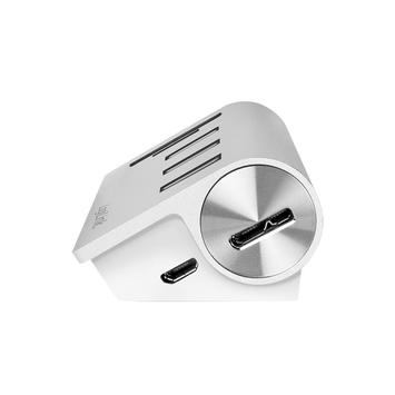 LogiLink - USB 3.0, 3-port hub, with card reader and aluminum casing (CR0045)