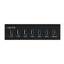 LOGILINK USB 3.0 Hub, 7-Port 5,25'' intern, schwarz (UA0342)