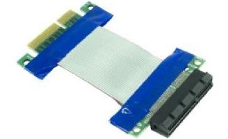 INTER-TECH Riser Card Exender 5 cm PCIe x4 flexibel (88885458)
