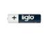 IIGLO 18650 Li-ion oppladbart batteri Høy kapasitet (3200mAh), sylindrisk, innebygd beskyttelseskrets, 3.7 Volt