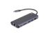 IIGLO USB-C Multiport + Dock Space Grey, USB-C PD 60W & Data, HDMI 2.0, RJ45 Gigabit LAN, 2 x USB3.0, SD card