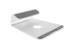 IIGLO Ergonomisk laptopstativ tilt Medium Aluminium,  21 x 24 x 7 cm
