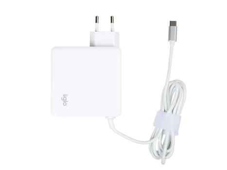 IIGLO universal lader for PC, mobil og nettbrett,  USB-C 90W USB-C, USB-A, PD opp til 90W, Power Delivery 3.0 (II-UC005W)