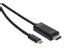 IIGLO Skjermkabel USB C - HDMI 2m USB C male - HDMI male, Sort