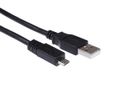 IIGLO USB-A till USB Micro-B kabel 1m (svart) 2.0, PVC, 480Mbps