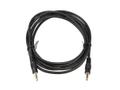 IIGLO Mini jack kabel 10m sort 3.5mm, 3-pols, PVC