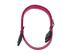IIGLO SATA 3 kabel 0,5m rød Datakabel,  hann til hann, 7- pins, lås, rette kontakter,  PVC