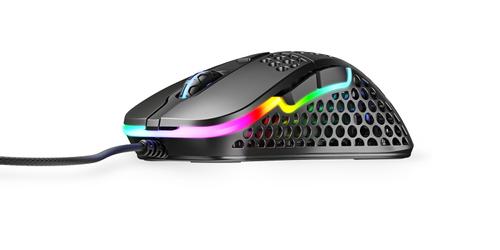 XTRFY M4 RGB Gaming Mouse Black Kablet 16,000dpi Mus Svart (XG-M4-RGB-BLACK)
