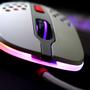 XTRFY M4 RGB Gaming Mouse Retro Kablet 16,000dpi Mus Grå, Hvit, Rød (XG-M4-RGB-RETRO)