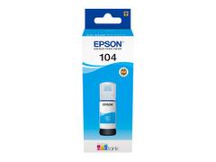 EPSON 104 ECOTANK CYAN INK BOTTLE 1 X 65MLCYAN SUPL
